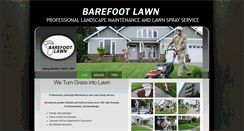 Desktop Screenshot of barefootlawn.com